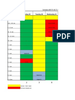 Horario de Clases Semana Del 19 Al 25 de Diciembre de 2011