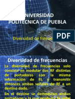 Diversidad de Frecuencias