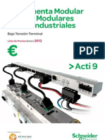 Tarifa Schneider Enero 2012 Aparamenta Modular