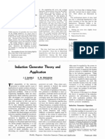 Induction Generator Theory and Application