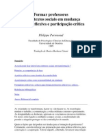 Philippe Perrenoud Formar Professores em Contextos Sociais em Mudança