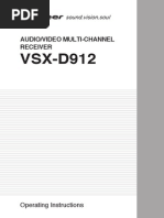 Pioneer VSX-D912 Receiver