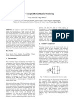 A New Concept of Power Quality Monitoring: Abstract