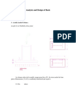 Analysis Basis Base Plate