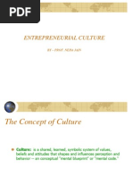 Entrepreneurial Culture: by - Prof. Neha Jain