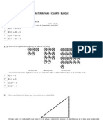 Matemáticas 3 Grado Cuarto Bloque