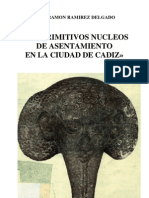 Los Primitivos Núcleos de Asentamiento en La Ciudad de Cádiz