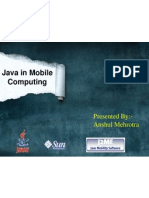 Java in Mobile Computing