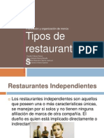 Tipos de Restaurantes