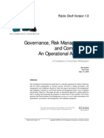 Governance, Risk Management, and Compliance: An Operational Approach