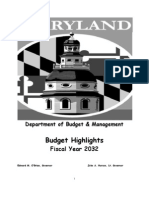 Fiscal Year 2032 Budget Highlights