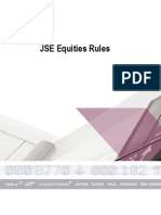 JSE Equities Rules