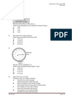 Unit 6 Time Objective Questions 1.: Modul Bestari Matematik UPSR JPNS 2010