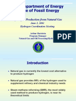 Hydrogen Production From Natural Gas