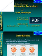 Optical Computing Technology: Technical Seminar On