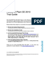 Autocad Plant 3d 2010 - Trial Guide