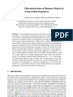 Monocular 3D Reconstruction of Human Motion in Long Action Sequences