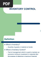 Inventory Control