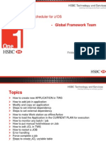 Global Framework Team: IBM Tivoli Workload Scheduler For z/OS For Schedulers