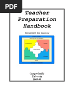 Teacher Education Handbook 20052006