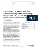 3-Phase BLDC Motor With Hall Sensors and Speed Closed Loop, Driven by eTPU On MCF523x