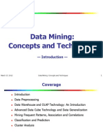 Data Mining: Concepts and Techniques: - Introduction