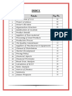 Index: SR - No. Particular Page No