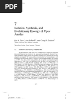 Isolation and Synthesis of Piper Amides