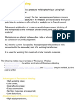 On Resistance Welding