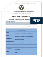 Planificación Módulo 1.2 1A TIC