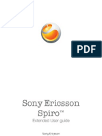 Sony Ericsson Spiro: Extended User Guide