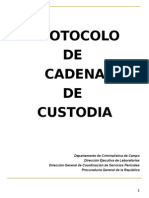 PROTOCOLO Cadena de Custodia