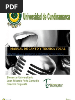 Manual de Canto y Tecnica Vocal