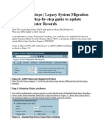 Sap LSMW Steps