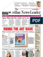 The Milan News-Leader Front Page