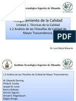 1.2 Análisis de Las Filosofías de Calidad, Feb, 14,2012