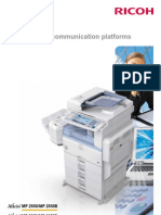 Ricoh Aficio MP2550 MP3350 Brochure