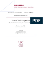 USC Human Trafficking Online Report