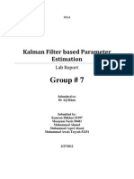 Group # 7: Kalman Filter Based Parameter Estimation