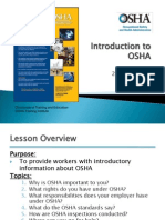 Intro To Osha Presentation