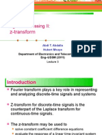 Z-Transform: Signal Processing II