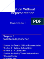 Taxation Without Representation: Chapter 5, Section 1