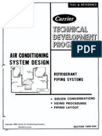 Carrier Refrigerant Piping Systems