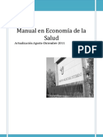 Manual en Economía de La Salud