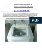 Curso Reforma Mecânica Lavadora Electrolux LM 06