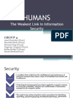 Humans-The Weakest Link-Group 4