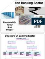 Indian Banking Sector: Presented By: Rahul Amit Noopur