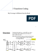 CH - 13 - 1 Transform Coding - Intro & Bit Allocation Optimization