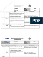 Planilla Informe Quincenal