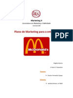 Plano de Marketing McDonald's